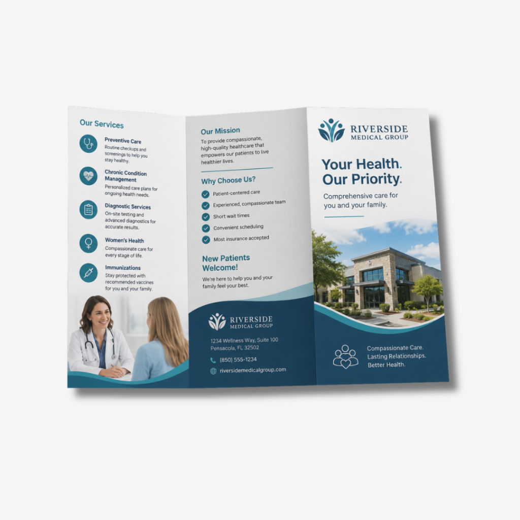 Brochures for medical practices