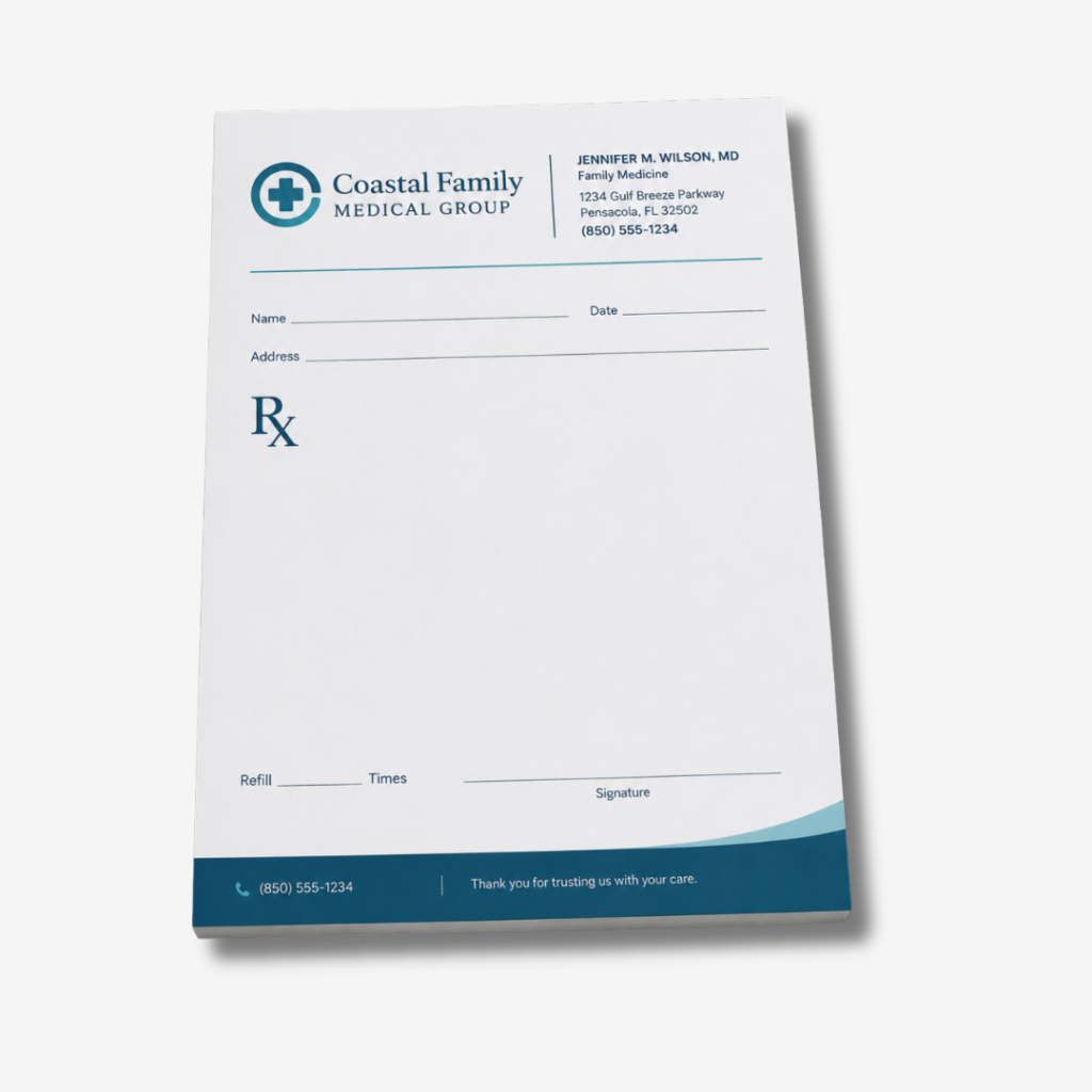 Prescription Pads for medical practice